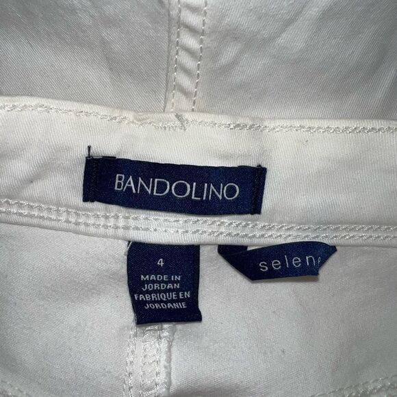Bandolino off white stretchy Selena style pants - Picture 8 of 9